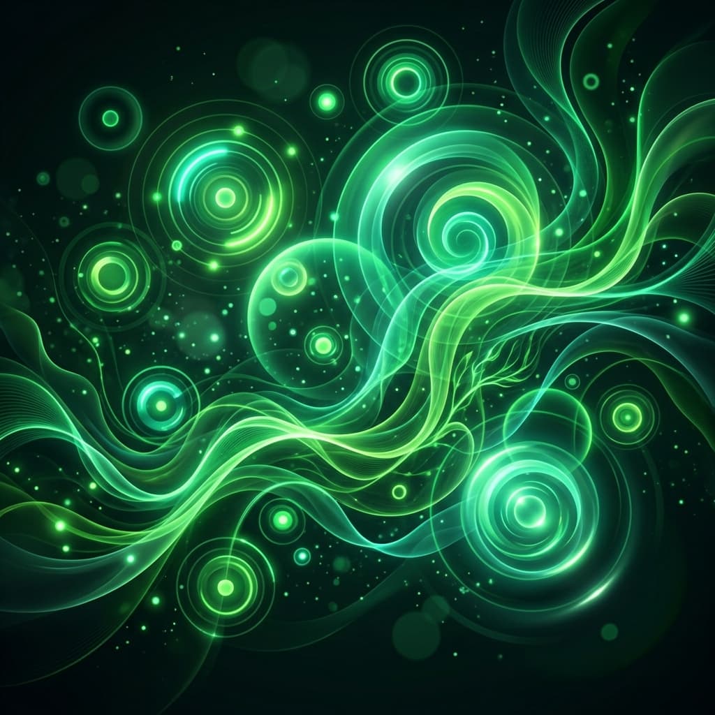 Green abstract background